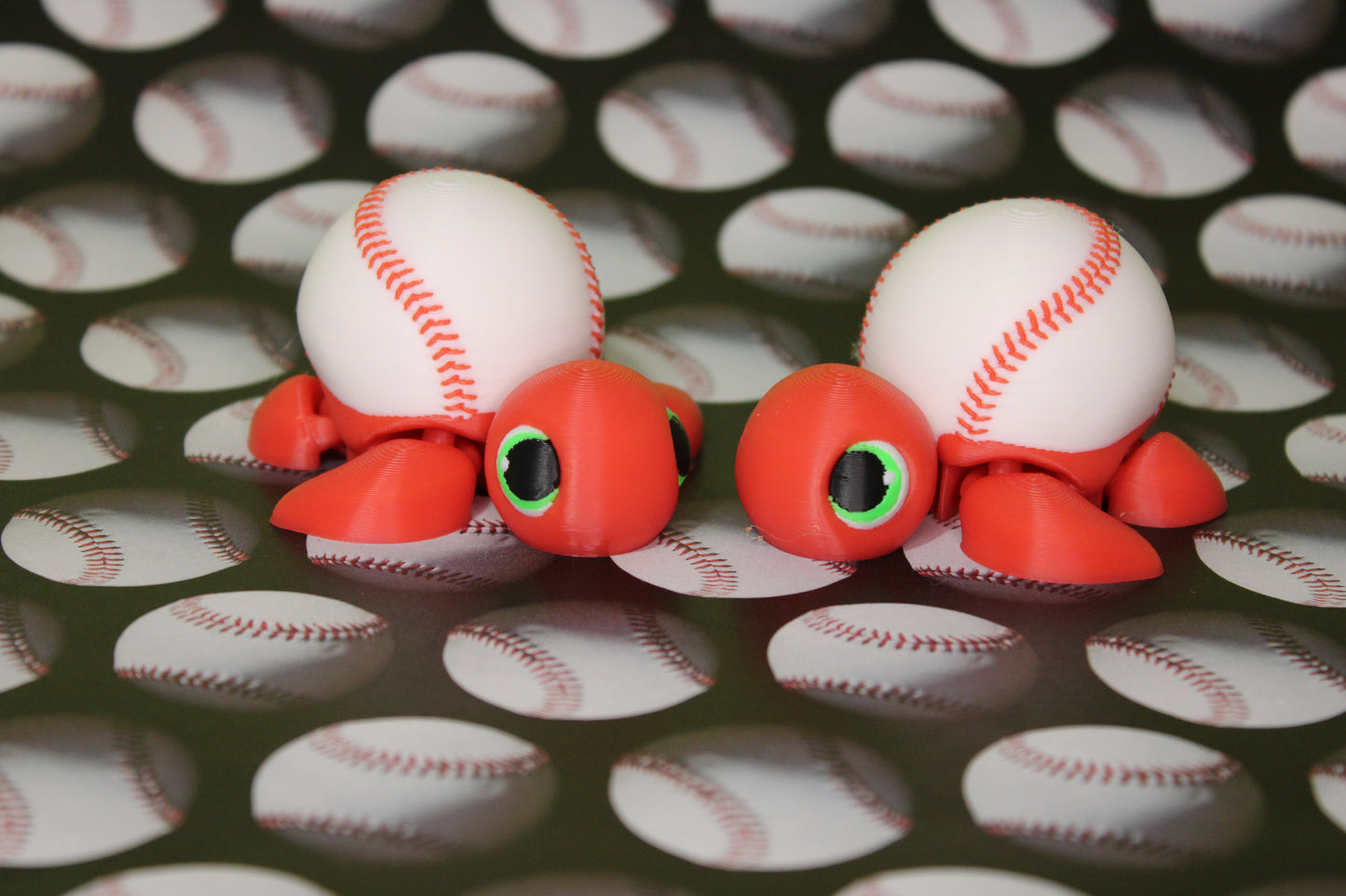 Sports Turtles Articulated 3d Printed Figurine - Wonderland 3D Printing