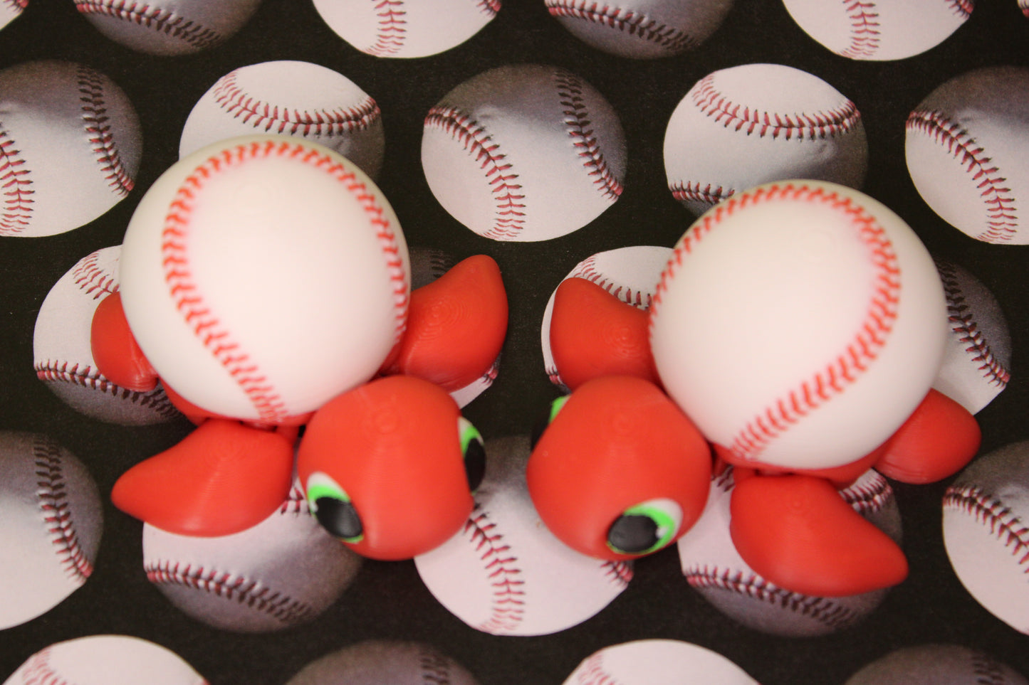 Sports Turtles Articulated 3d Printed Figurine - Wonderland 3D Printing