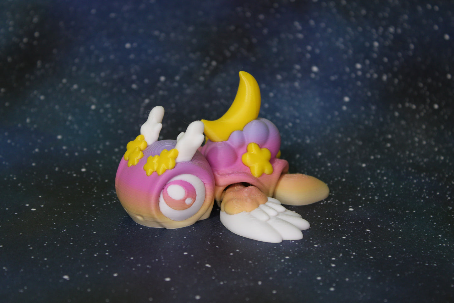 Dream Turtles or Sea Turtle 3.5 inches Long Articulated 3d Printed Figurine - Wonderland 3D Printing