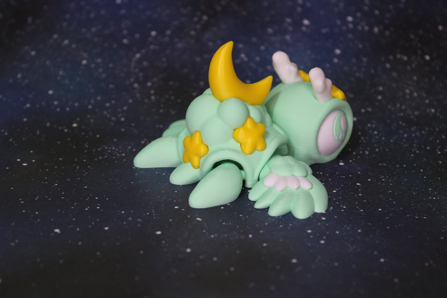Dream Turtles or Sea Turtle 3.5 inches Long Articulated 3d Printed Figurine - Wonderland 3D Printing