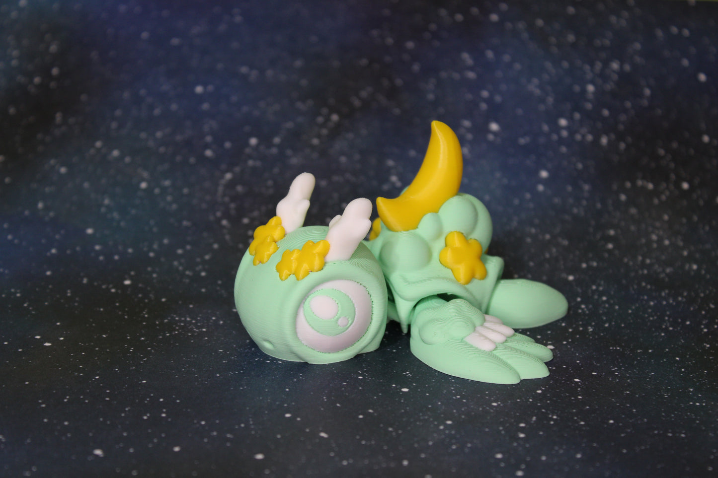 Dream Turtles or Sea Turtle 3.5 inches Long Articulated 3d Printed Figurine - Wonderland 3D Printing
