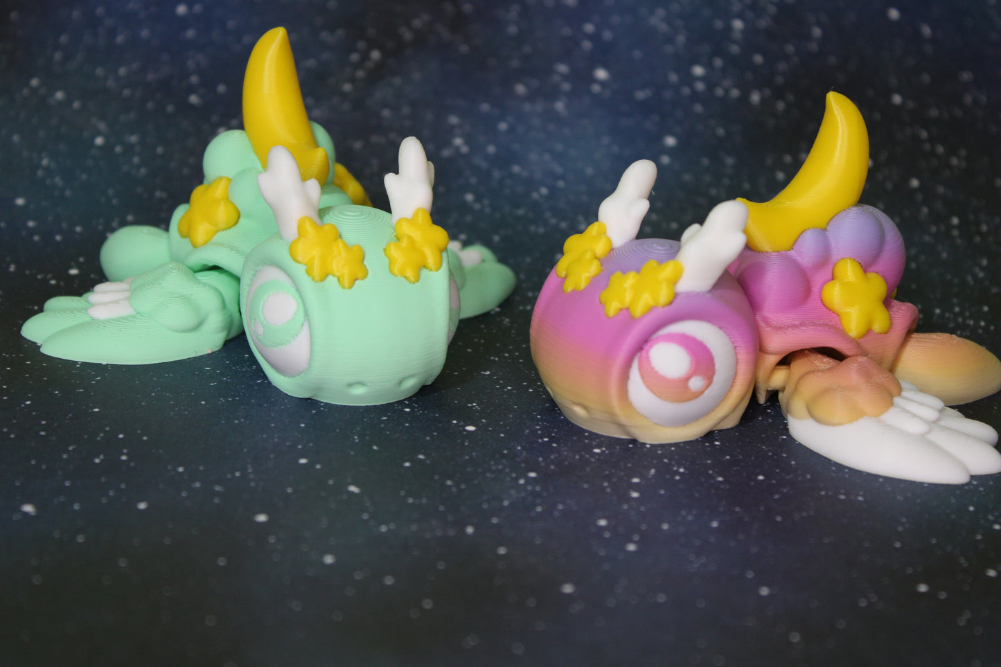 Dream Turtles or Sea Turtle 3.5 inches Long Articulated 3d Printed Figurine - Wonderland 3D Printing