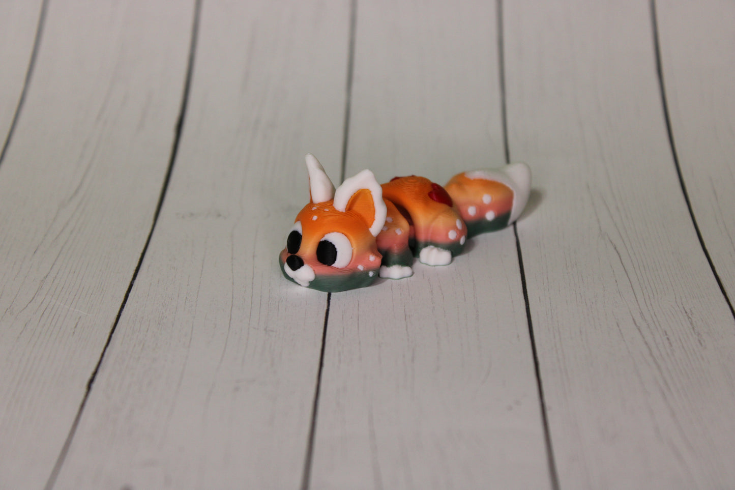 Woodland Love Critters Articulated 3d Printed Figurine - Wonderland 3D Printing