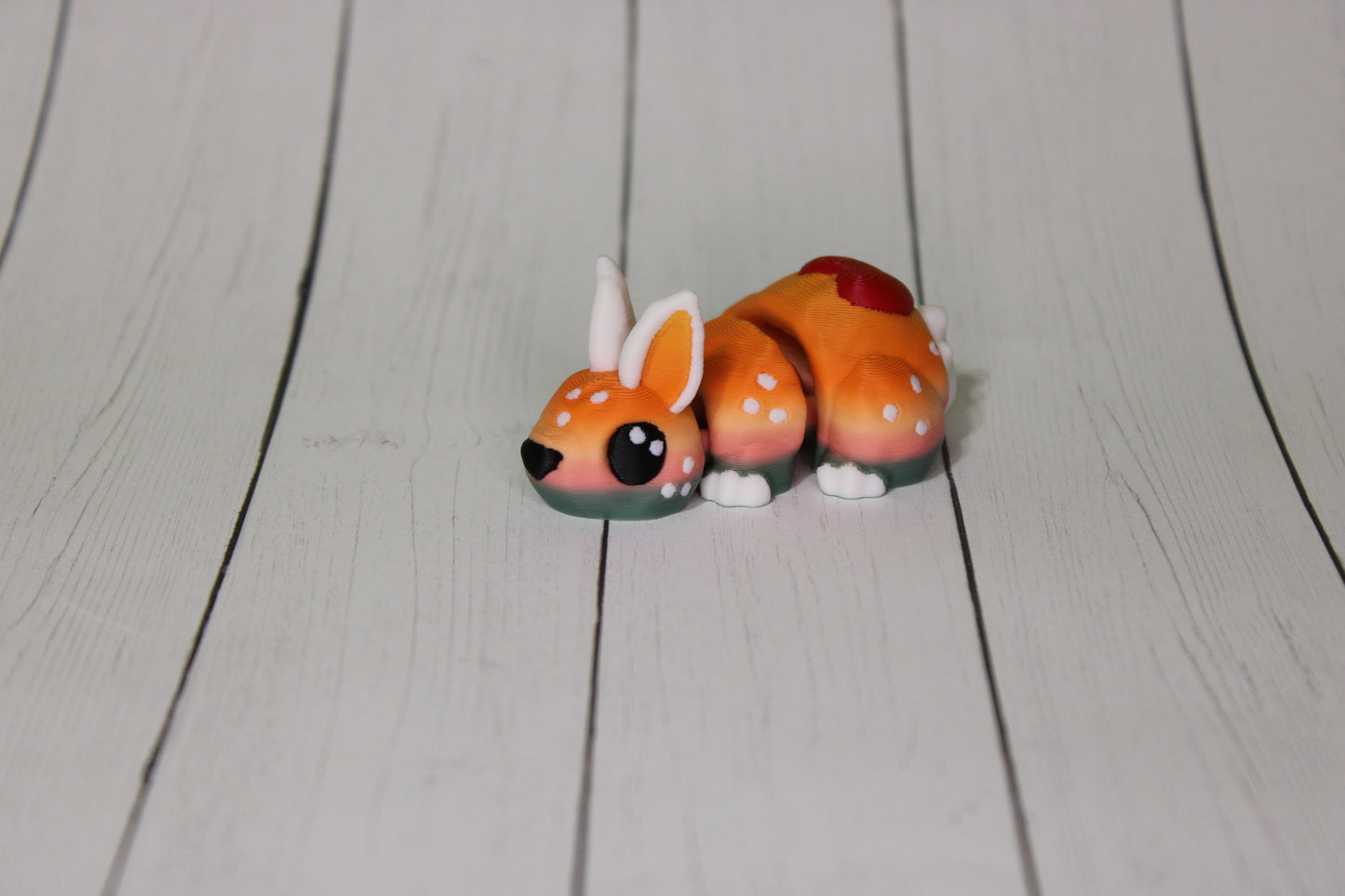 Woodland Love Critters Articulated 3d Printed Figurine - Wonderland 3D Printing