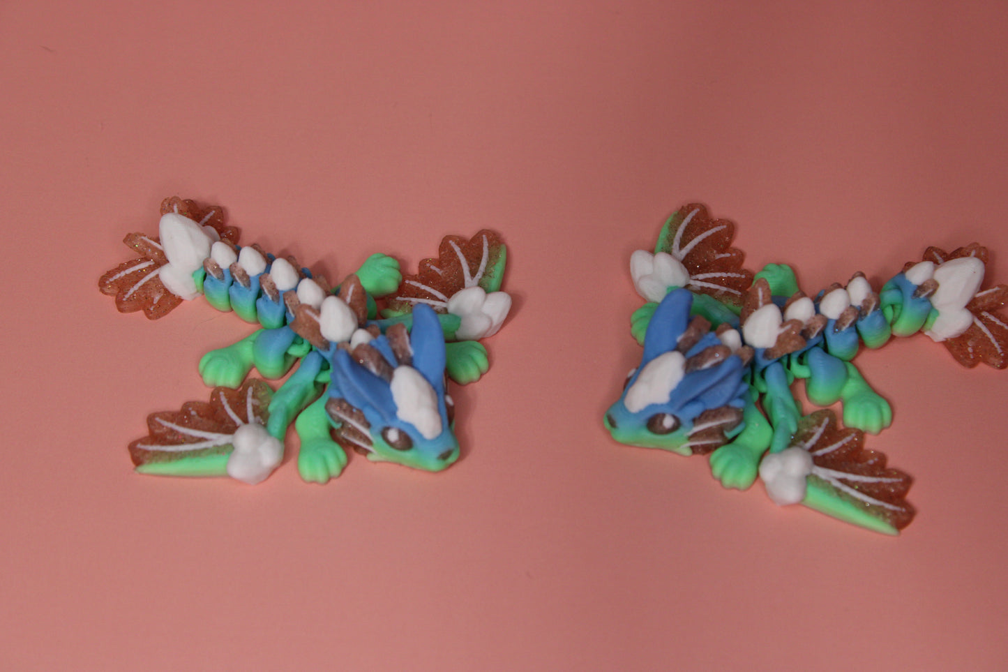 Easter Bunny Wyvern Dragon 3D Printed Articulated Figurine