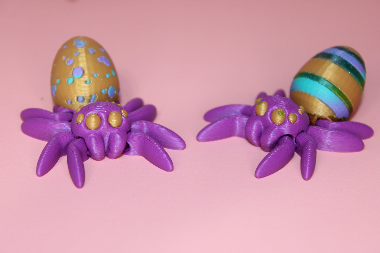 Easter Egg Spider 3D Printed Articulated Figurines
