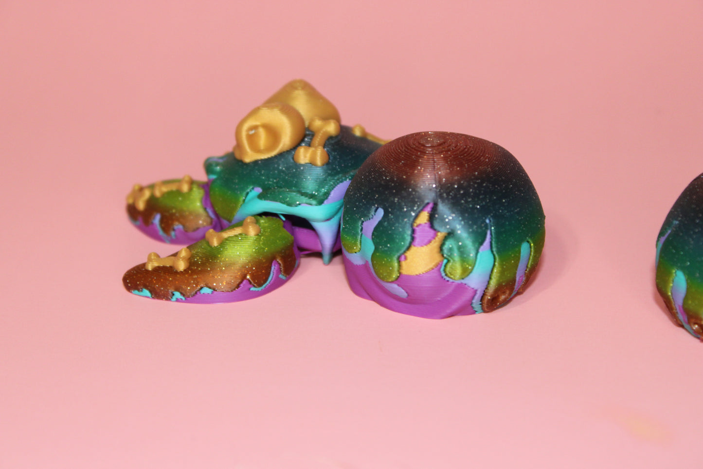 Spider or Poison Turtles 3.5 inches Long Articulated 3d Printed Figurine - Wonderland 3D Printing