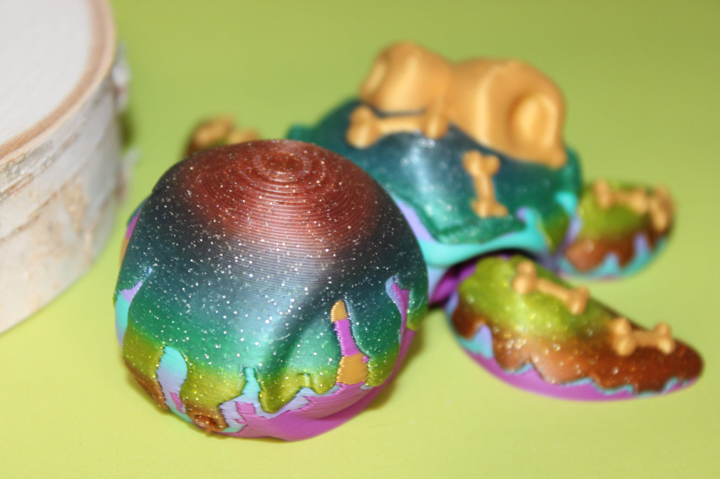 Spider or Poison Turtles 3.5 inches Long Articulated 3d Printed Figurine - Wonderland 3D Printing
