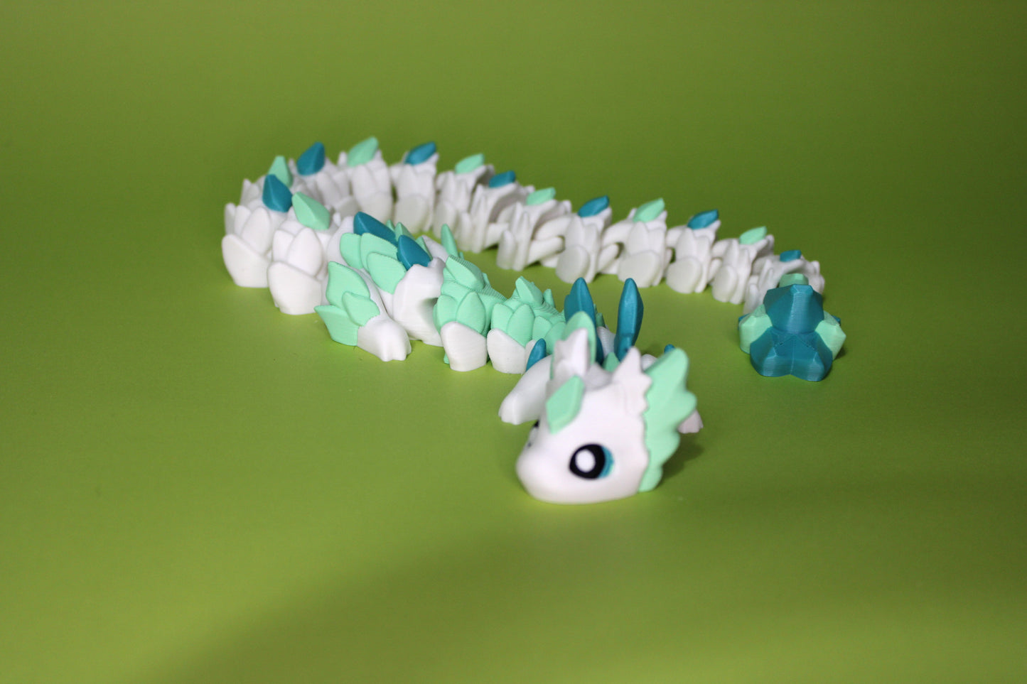 Rubikuro Dragon Articulated 3d Printed Figurine - Wonderland 3D Printing