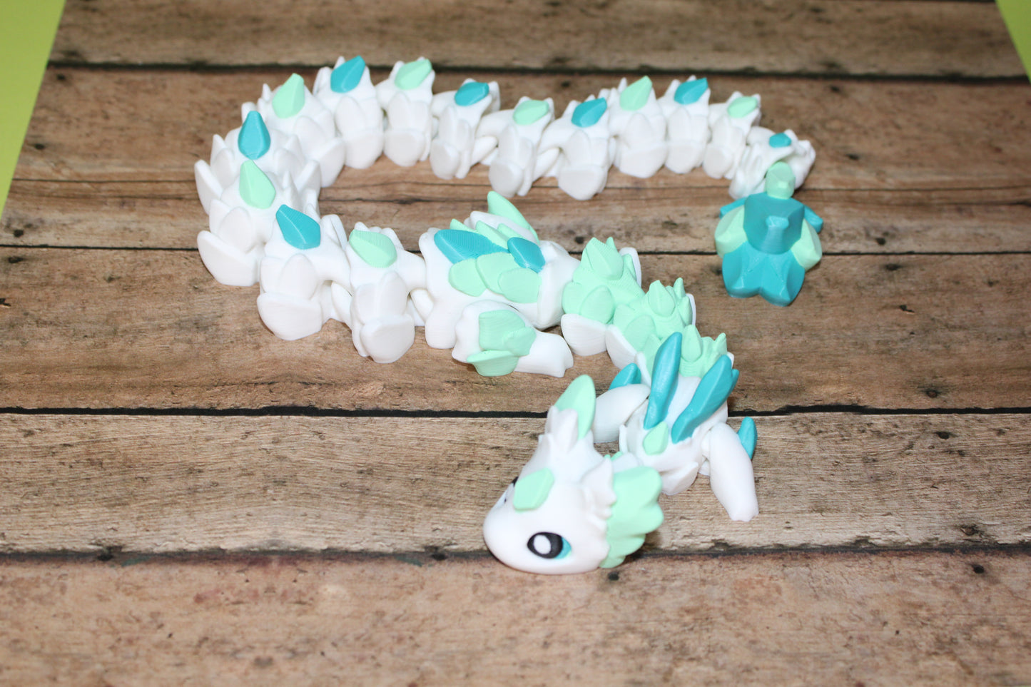 Rubikuro Dragon Articulated 3d Printed Figurine - Wonderland 3D Printing