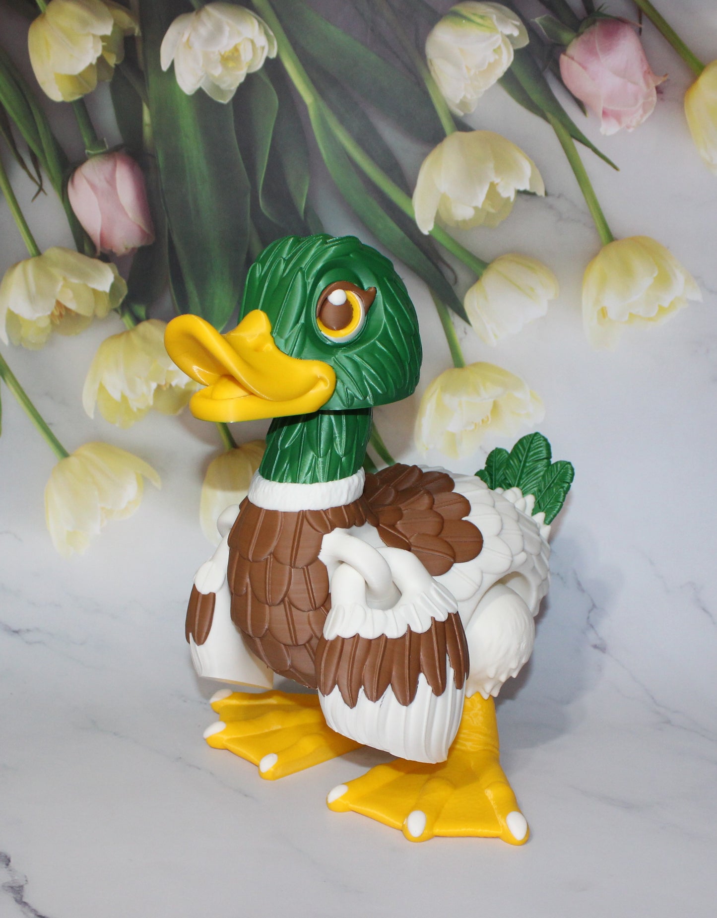 Duck 3D Printed Articulated Flexi Fidget Figurine