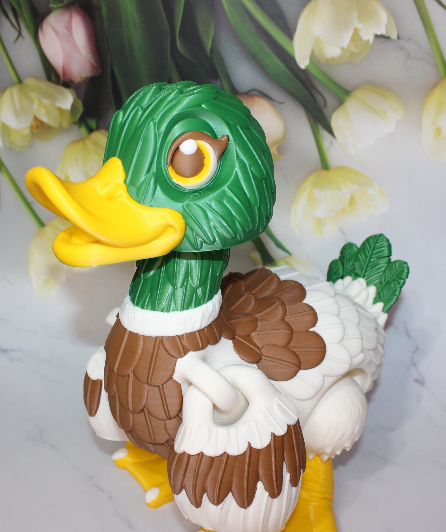 Duck 3D Printed Articulated Flexi Fidget Figurine