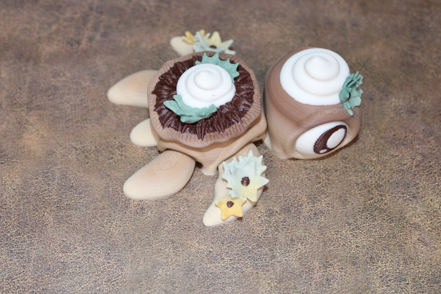 Fall Turtles 3.5 inches Long Multiple Varieties to choose from-Articulated 3d Printed Figurine