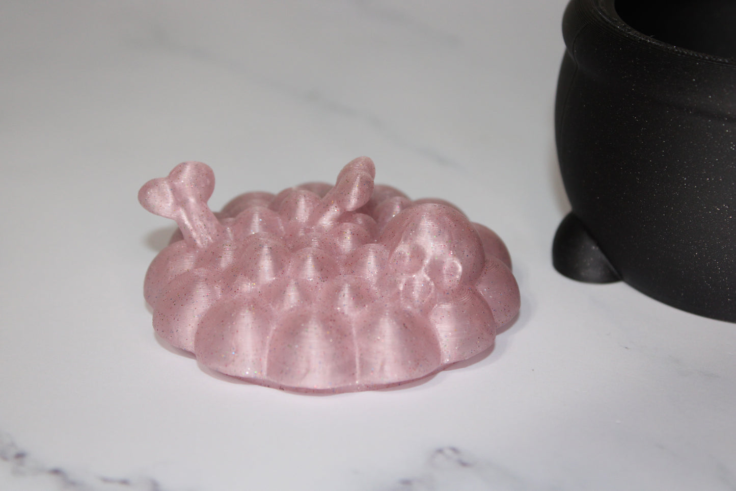 Dragon with Cauldron 5 inches Tall 3d Printed Figurine