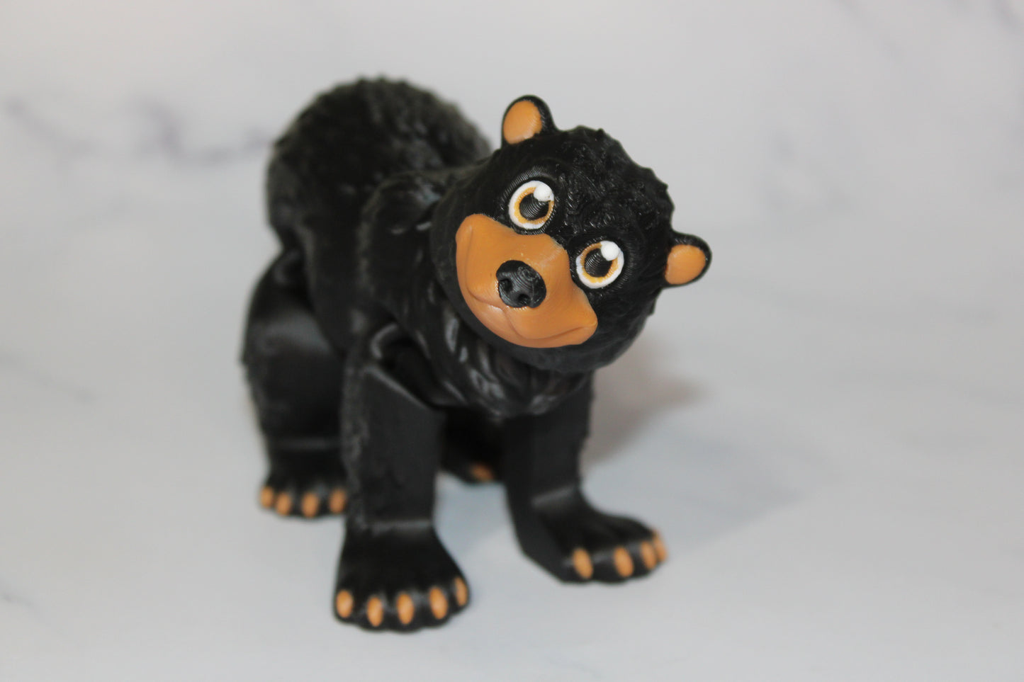 Bear 3D Printed Articulated Flexi Fidget Figurine