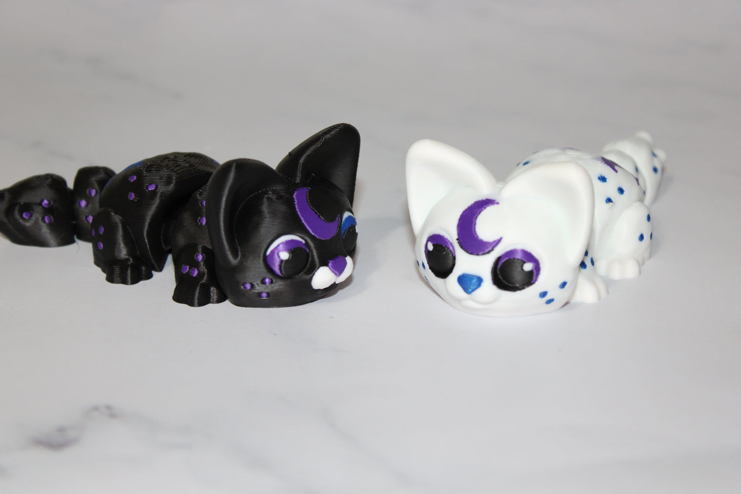 Moon Kitty 4.5 inches Articulated 3d Printed Figurine - Wonderland 3D Printing