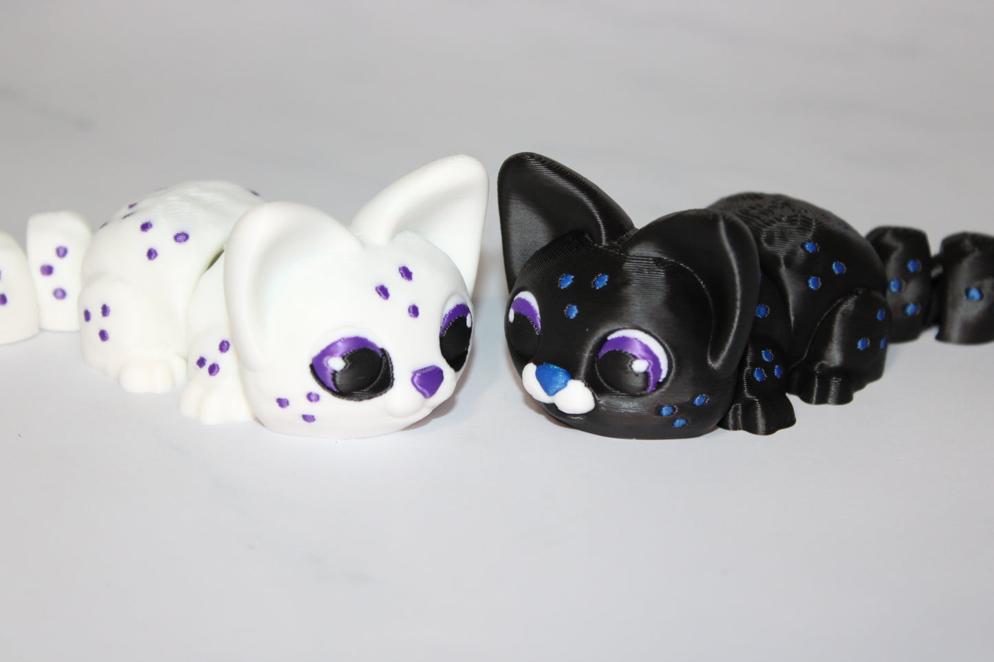 Moon Kitty 4.5 inches Articulated 3d Printed Figurine - Wonderland 3D Printing