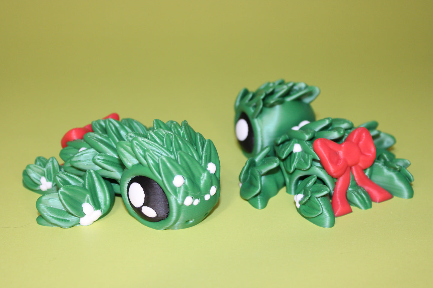 Christmas Turtles Articulated 3d Printed Figurine - Wonderland 3D Printing