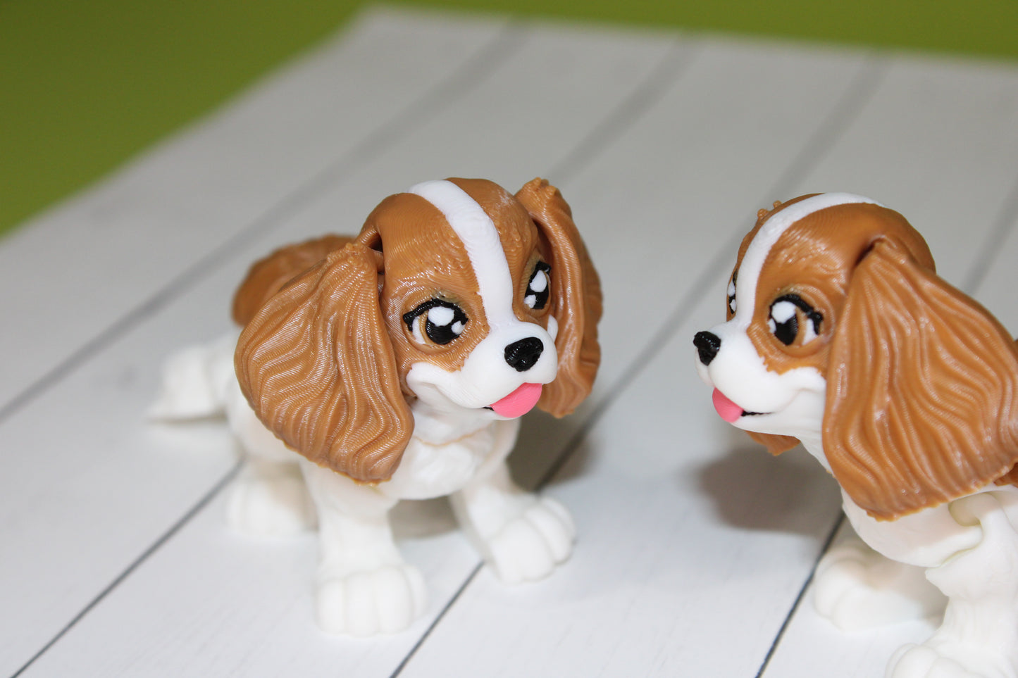 King Charles Cavalier 3D Printed Articulated Figurine Fidget Toy