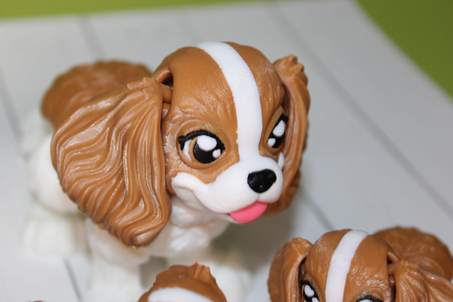King Charles Cavalier 3D Printed Articulated Figurine Fidget Toy