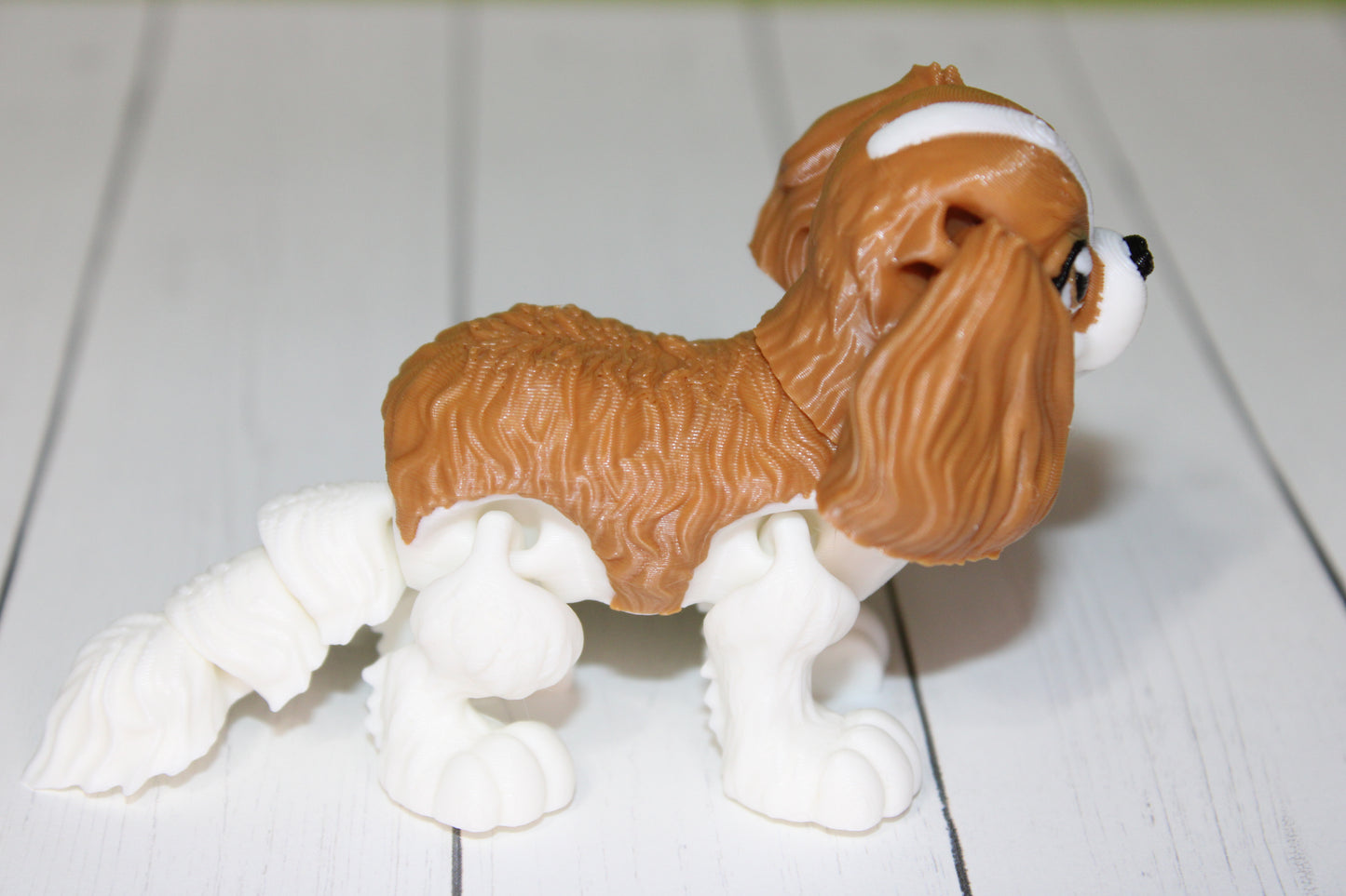 King Charles Cavalier 3D Printed Articulated Figurine Fidget Toy