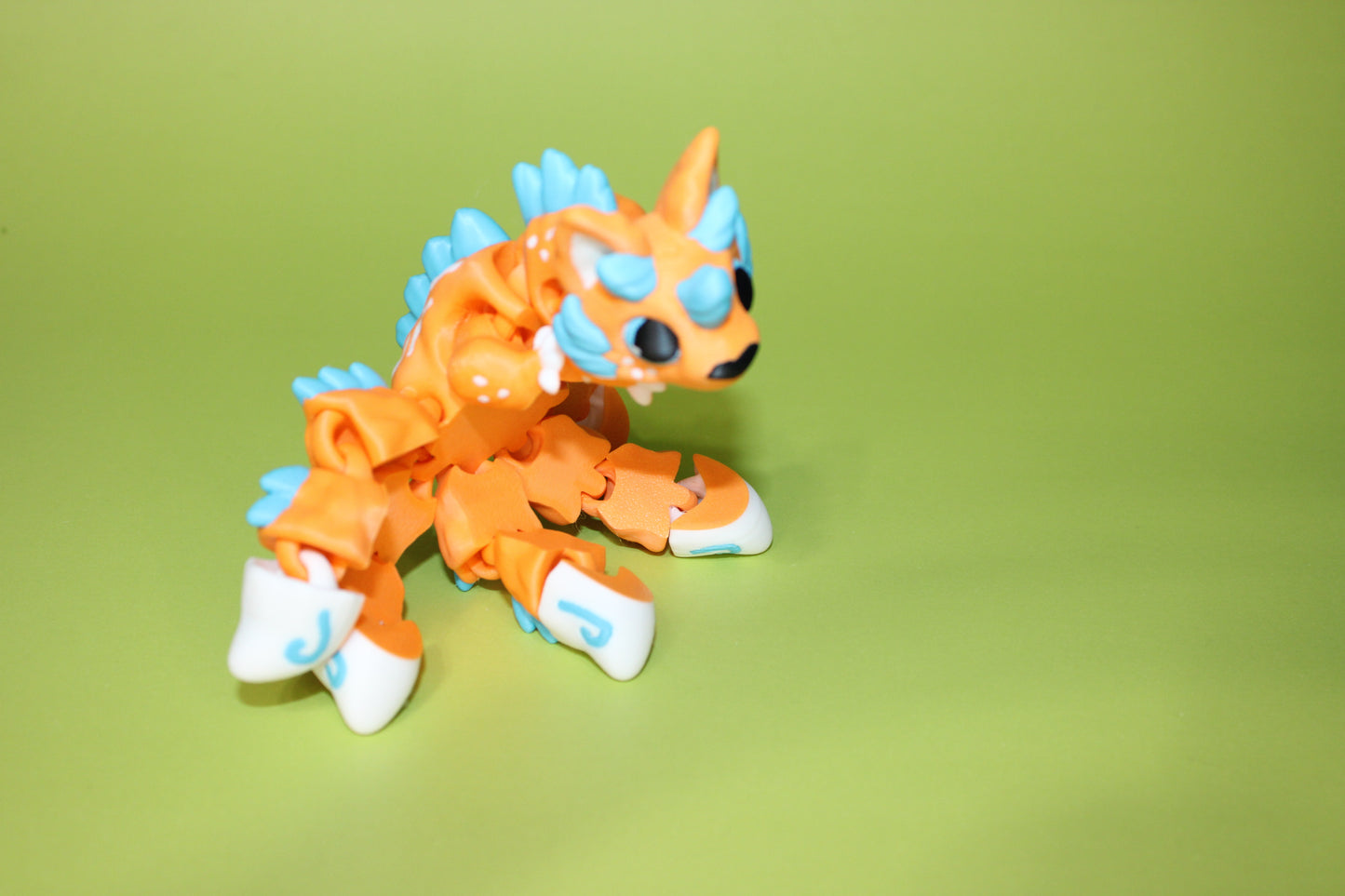 Rebel Alicorn Kitsune 7 inches Articulated 3d Printed Figurine