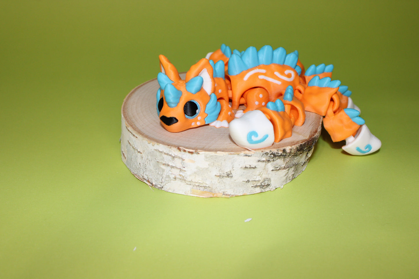 Rebel Alicorn Kitsune 7 inches Articulated 3d Printed Figurine