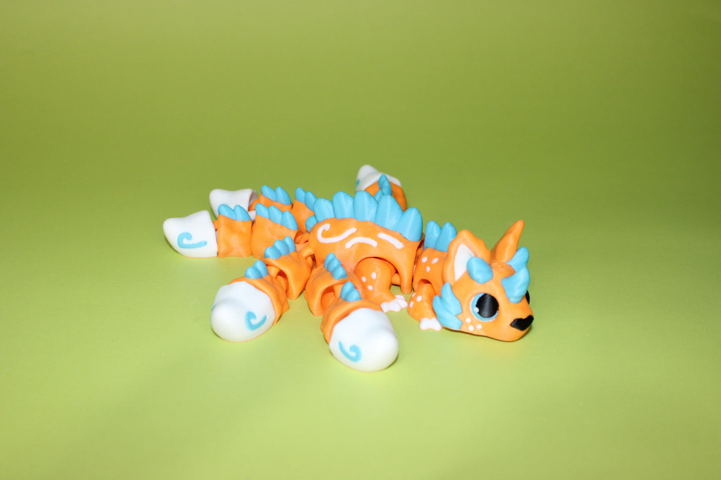 Rebel Alicorn Kitsune 7 inches Articulated 3d Printed Figurine