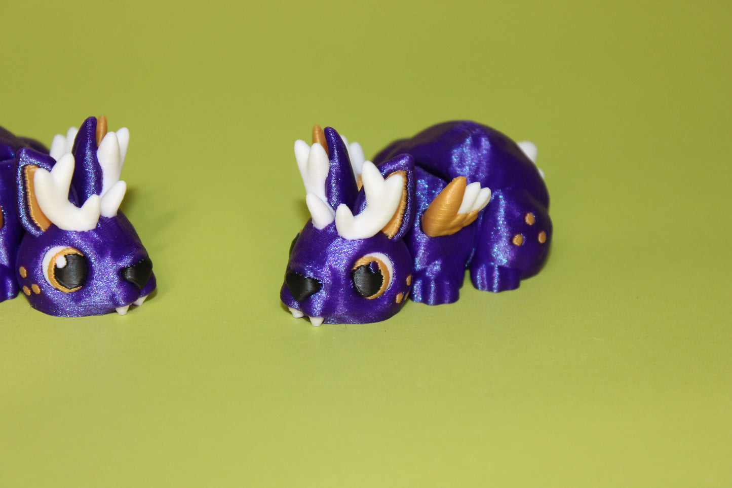 Cryptids- Kitsune, Jersey Devil, and Wolpertinger Articulated 3d Printed Figurine - Wonderland 3D Printing