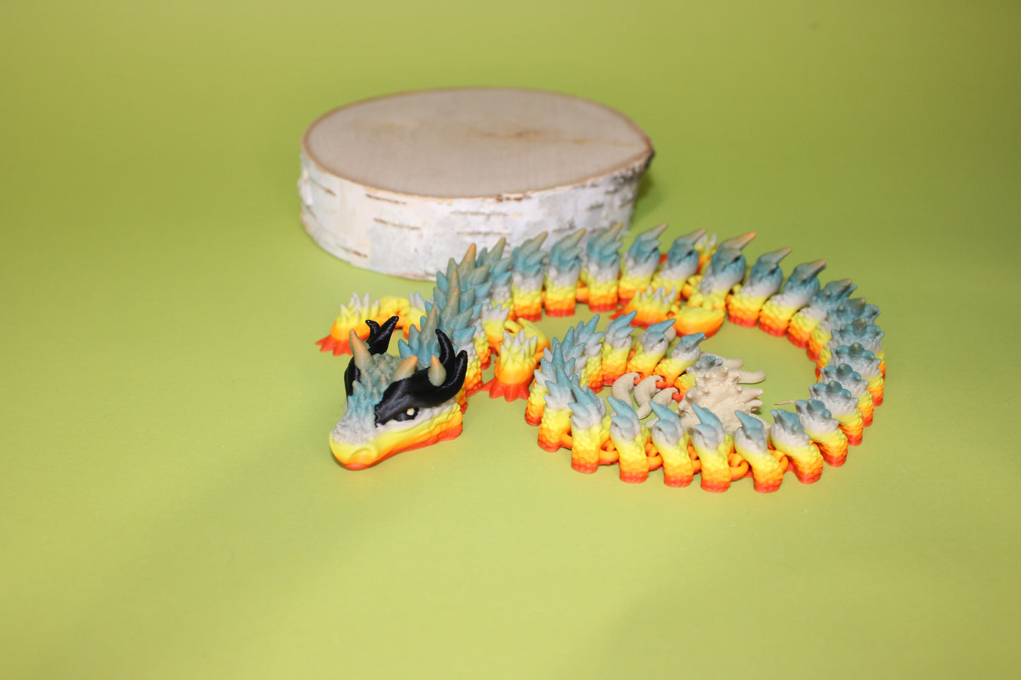 Rebel Alicorn Dragon 17 inches Long Articulated 3d Printed Figurine
