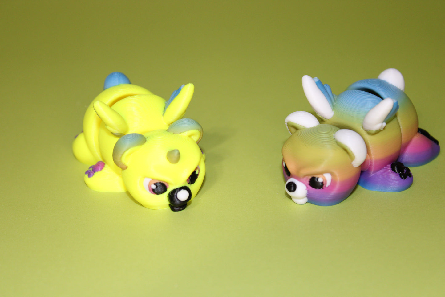 Grumpy Bears Articulated 3d Printed Figurine - Wonderland 3D Printing