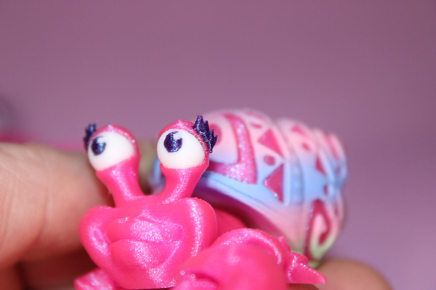 Hermit crab 3d printed articulated Flexi Fidget Toy