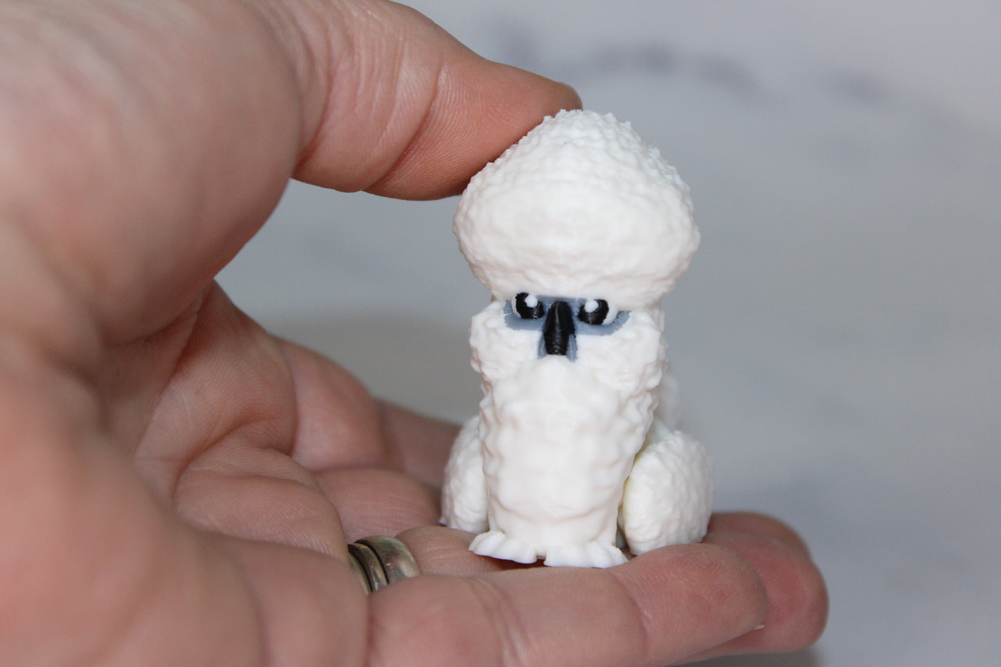 Silky Chicken 3D Printed Articulated Figurine