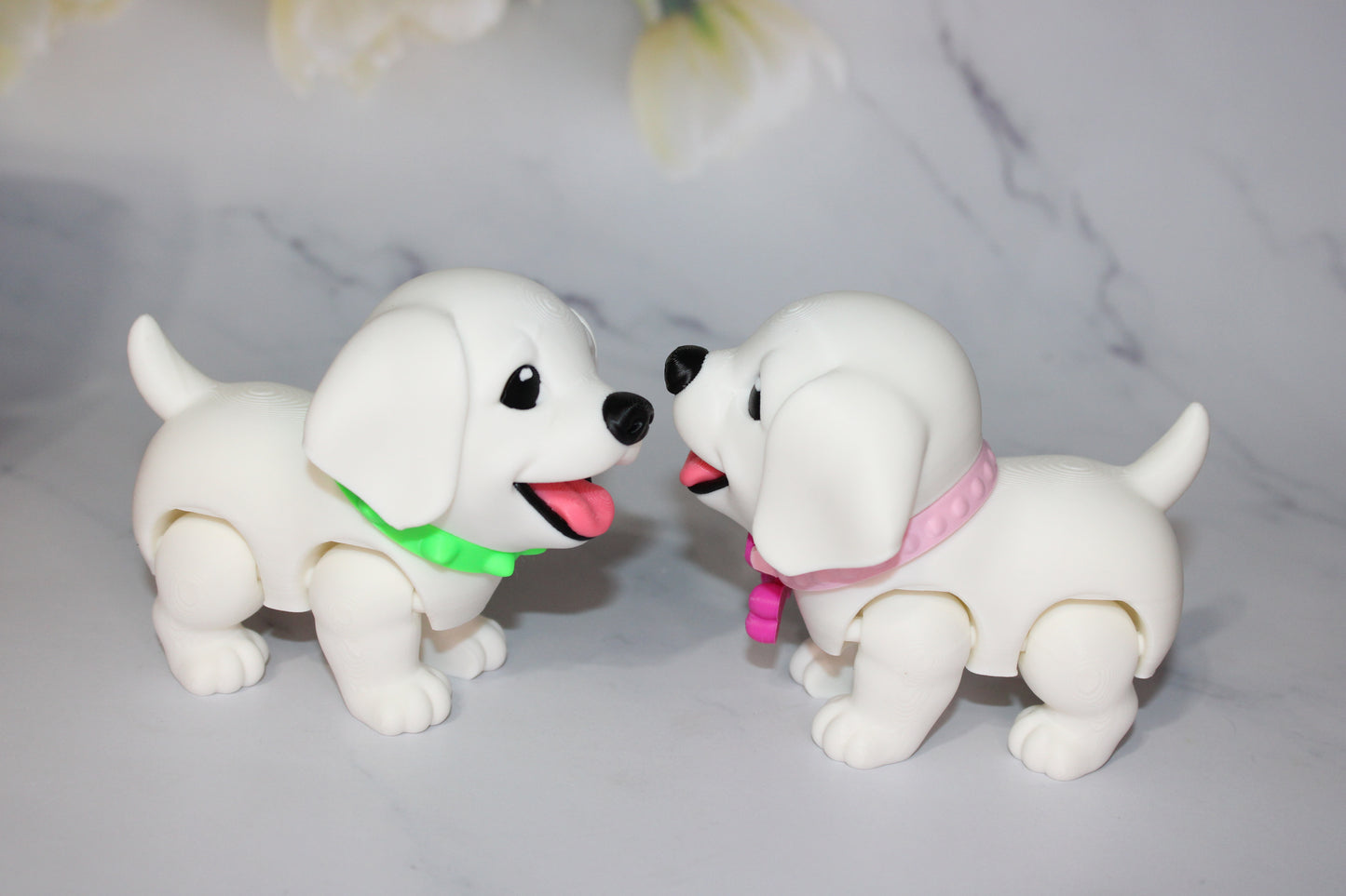 Labrador Puppy:3D Printed Articulated Flexi Fidget Toy