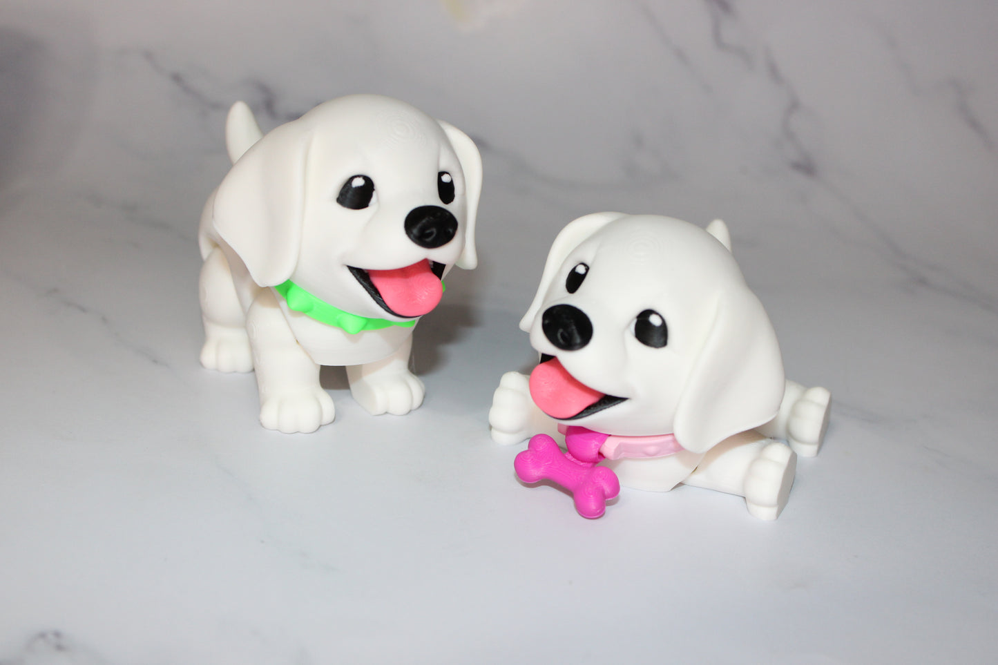 Labrador Puppy:3D Printed Articulated Flexi Fidget Toy