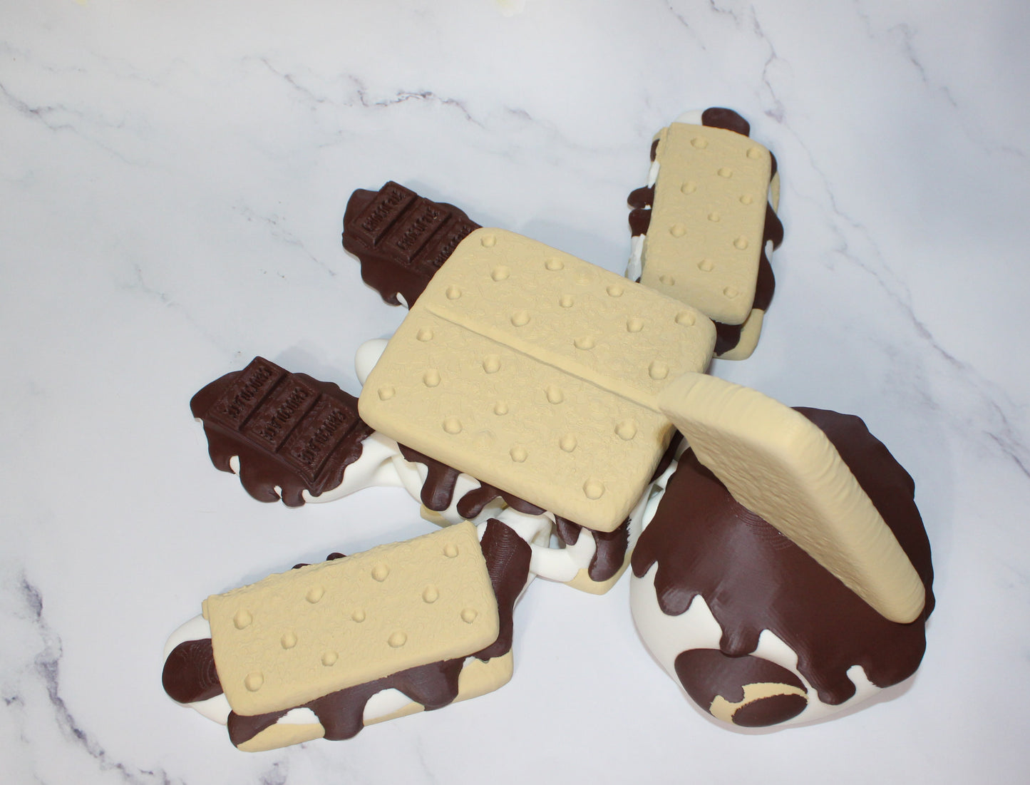 S'Mores Turtle 3D Printed Articulated Figurine