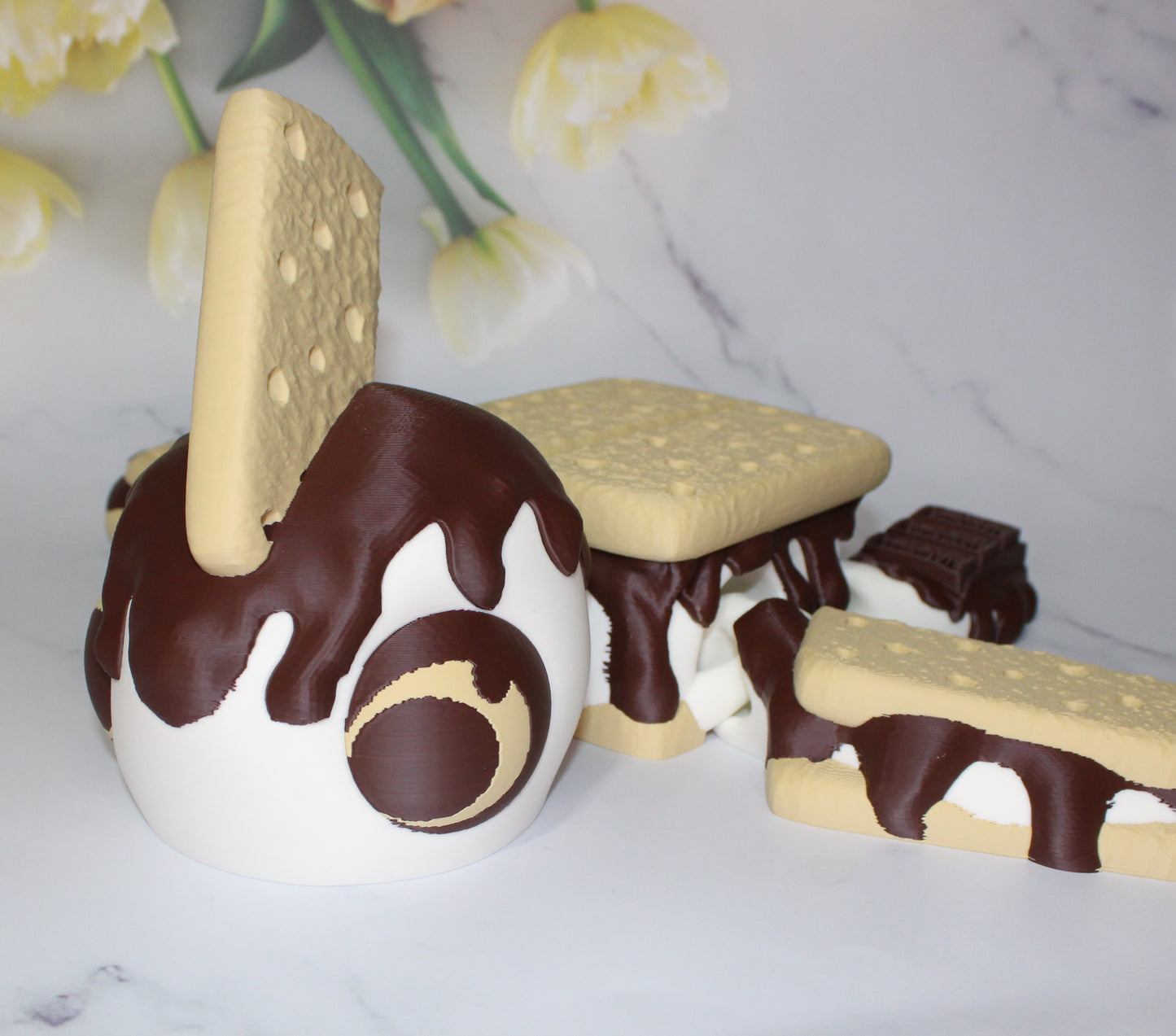S'Mores Turtle 3D Printed Articulated Figurine