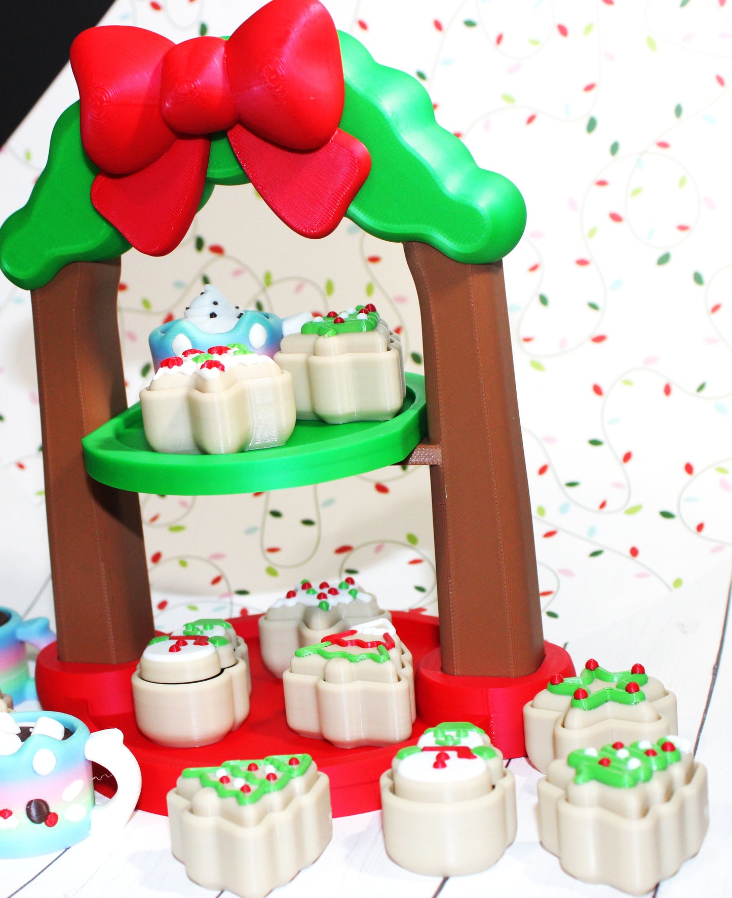 3D Printed Cookies and Coco Clickers with Stand