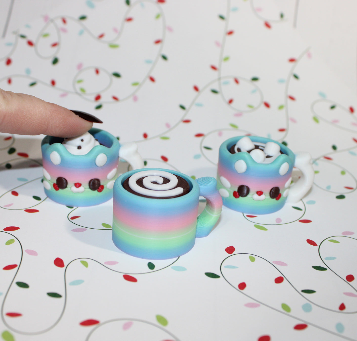 3D Printed Cookies and Coco Clickers with Stand