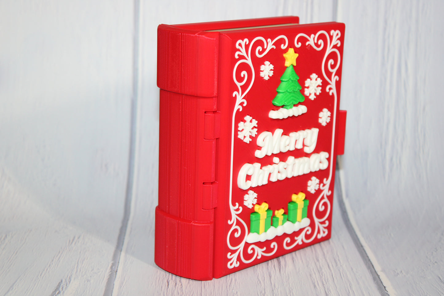 Santa Set Book Container-with 2 Santa's! Everything Included!!