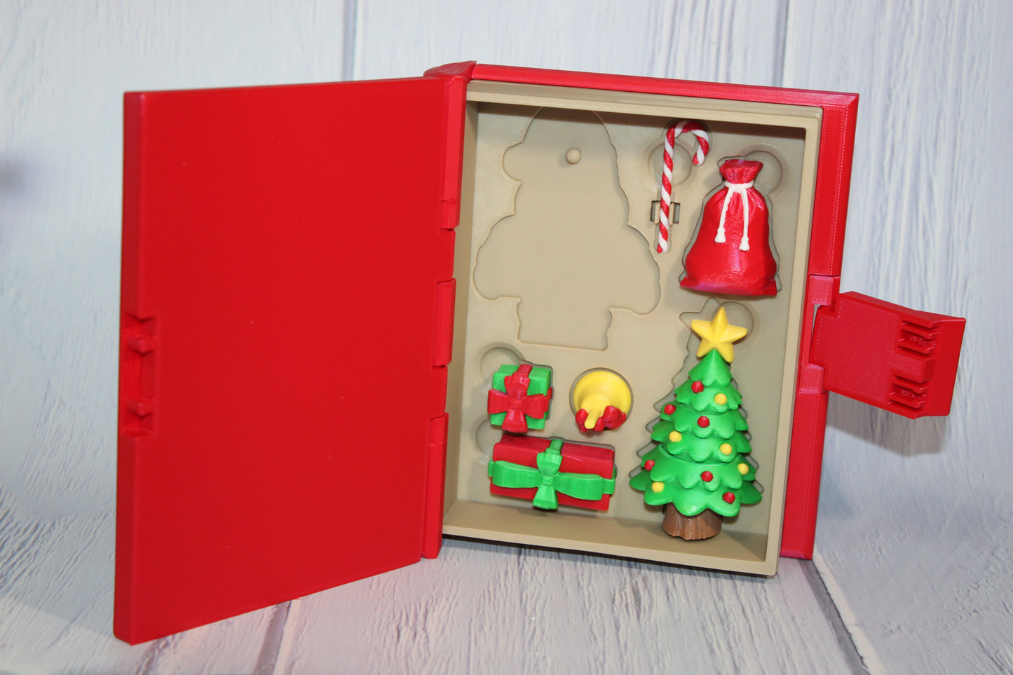 Santa Set Book Container-with 2 Santa's! Everything Included!!
