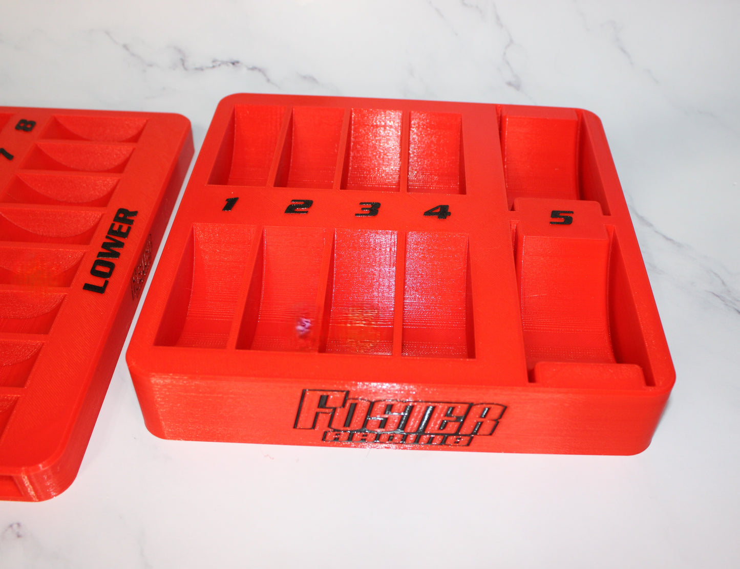 Race Engine Bearing Trays 3D Printed Customizable - Wonderland 3D Printing