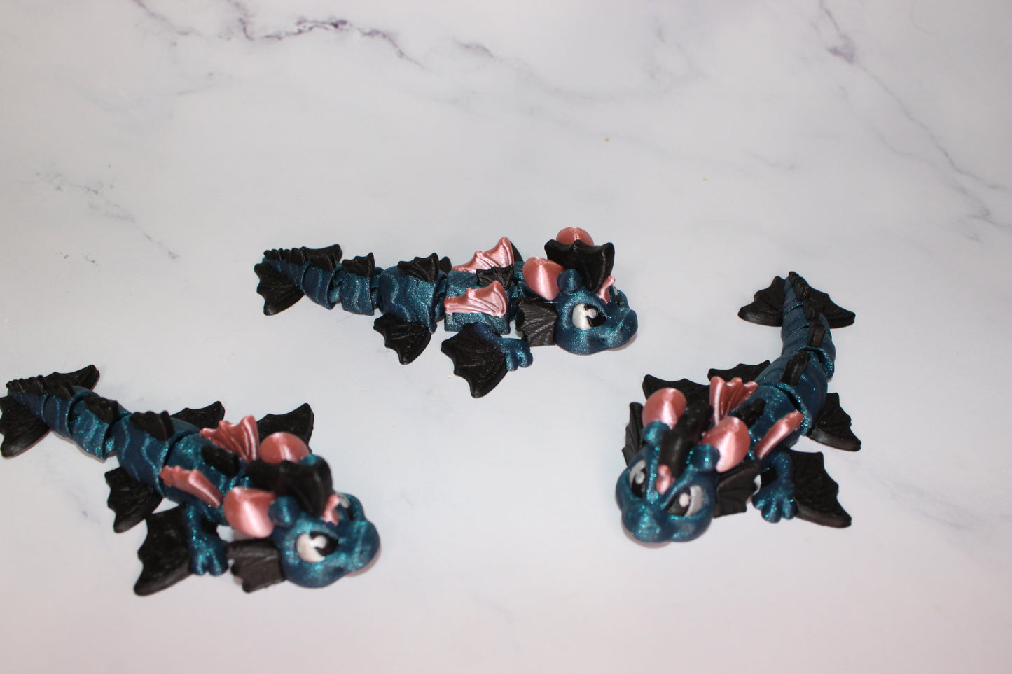 Dragons Variety to choose from 3D Printed Articulated Figurine - Wonderland 3D Printing