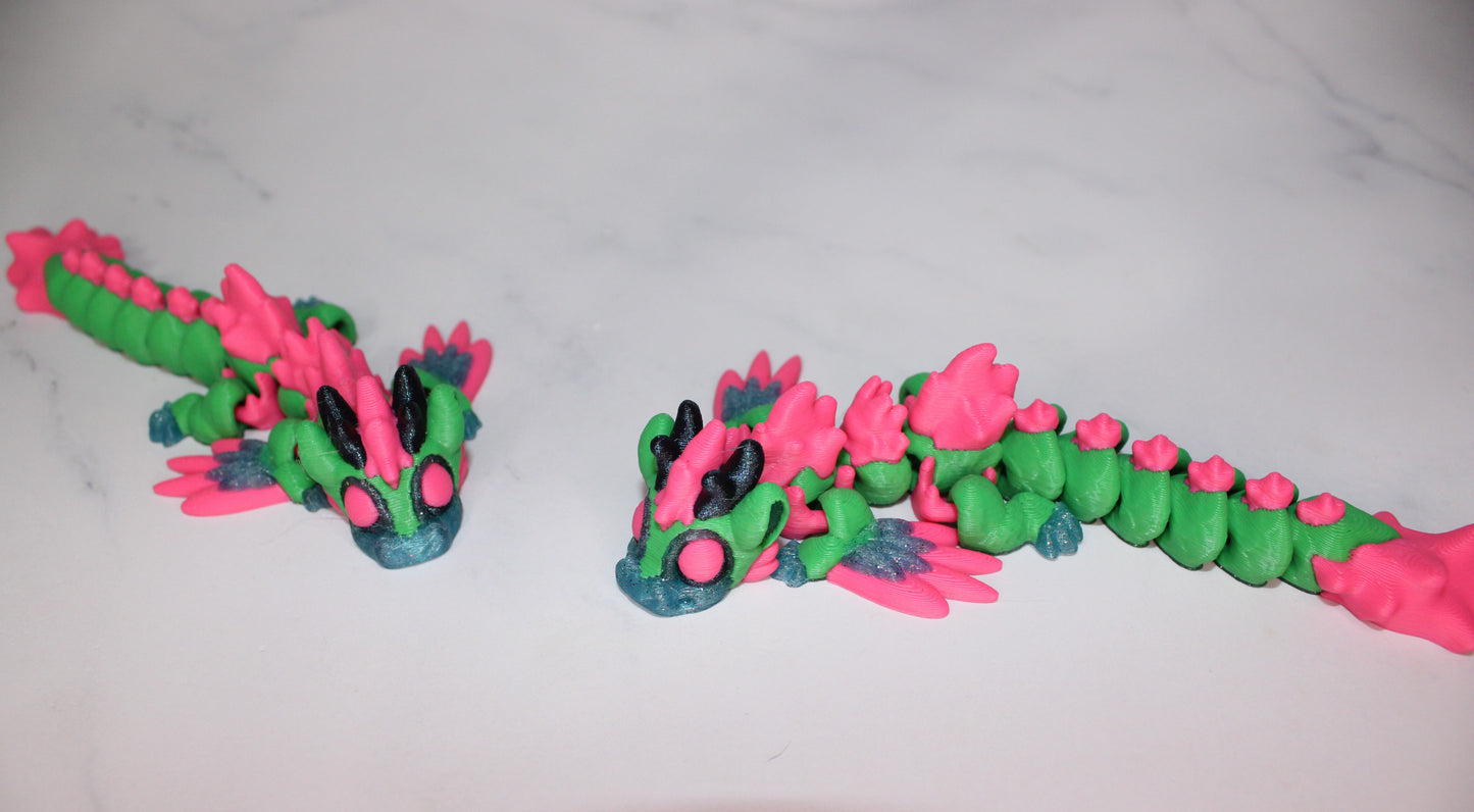 Dragons Variety to choose from 3D Printed Articulated Figurine - Wonderland 3D Printing