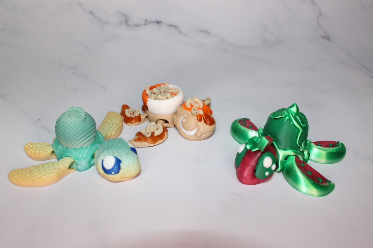 Turtles Variety to choose from 3D Printed Articulated Figurine - Wonderland 3D Printing
