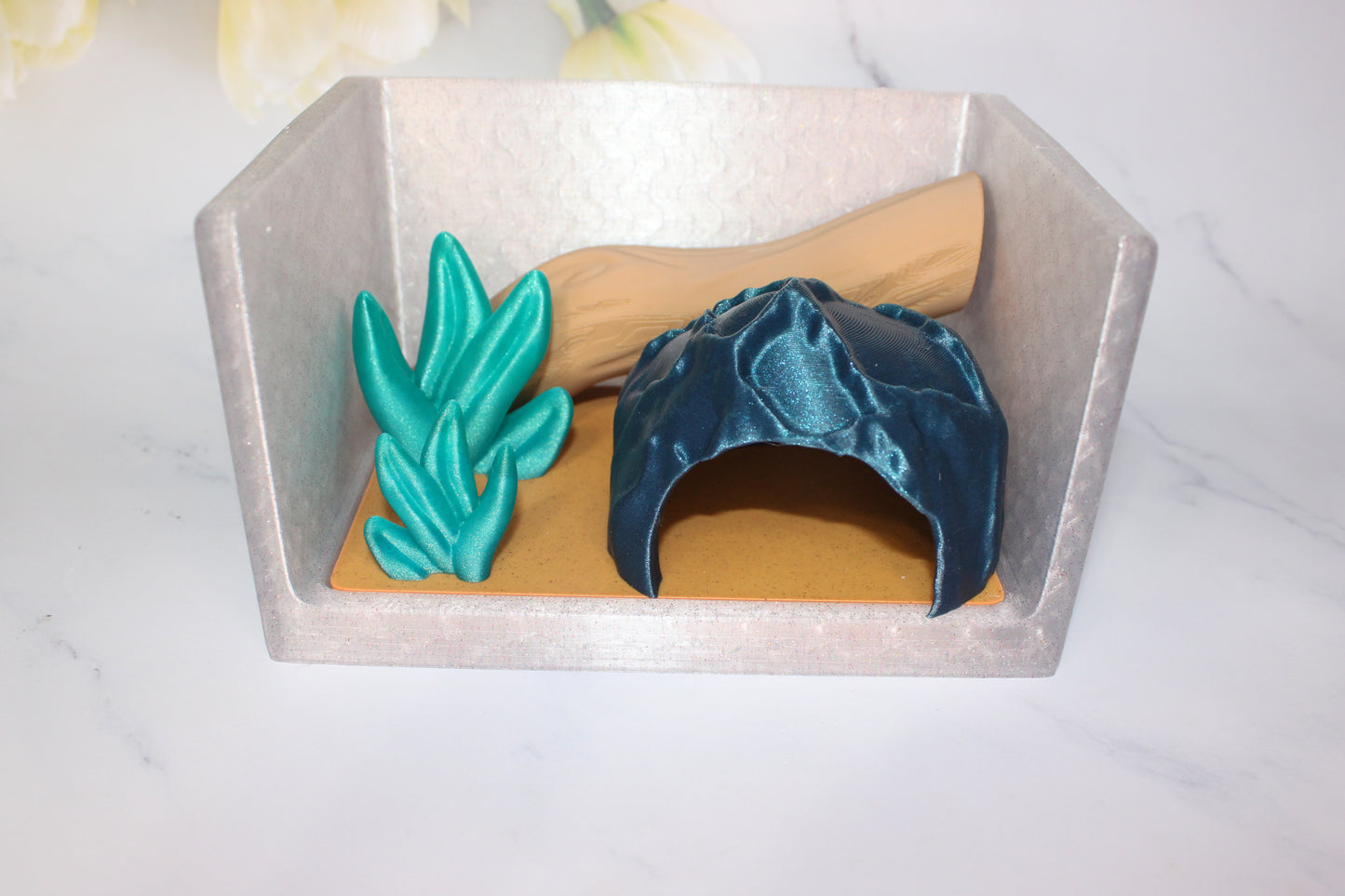 Aquarium 3d Printed Pretend Play Fish Tank - Wonderland 3D Printing