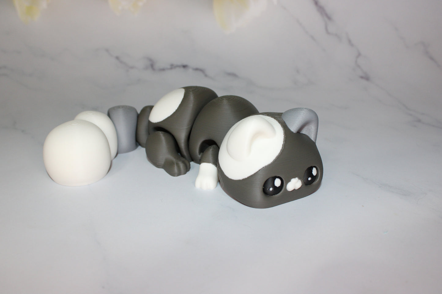 Kitty Articulated 3d Printed Figurine - Wonderland 3D Printing