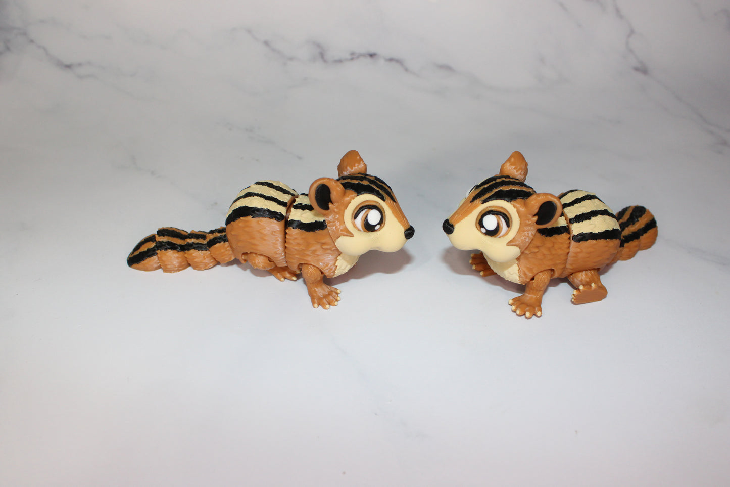 Chipmunk 3D Printed Articulated Figurine Fidget Toy - Wonderland 3D Printing