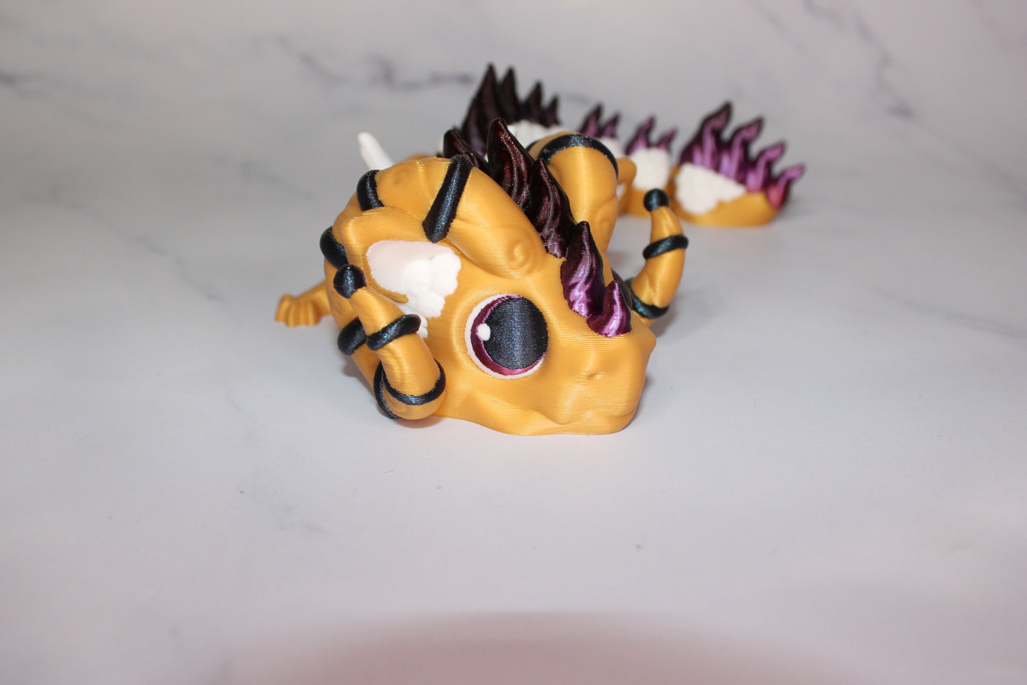Aries Dragon Articulated 3d Printed Figurine - Wonderland 3D Printing