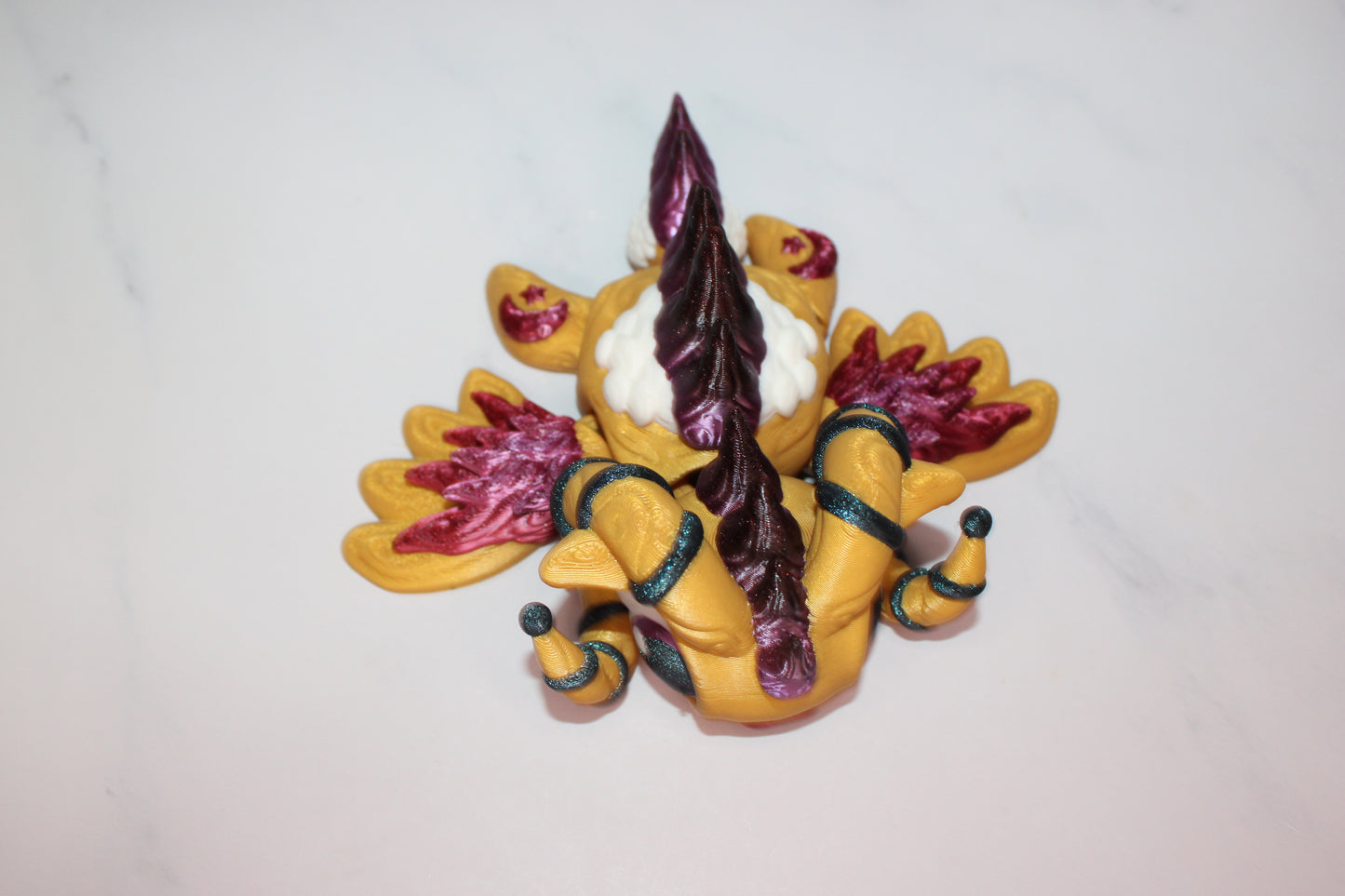 Zodiac Turtles 3.5 inches Long Articulated 3d Printed Figurine - Wonderland 3D Printing